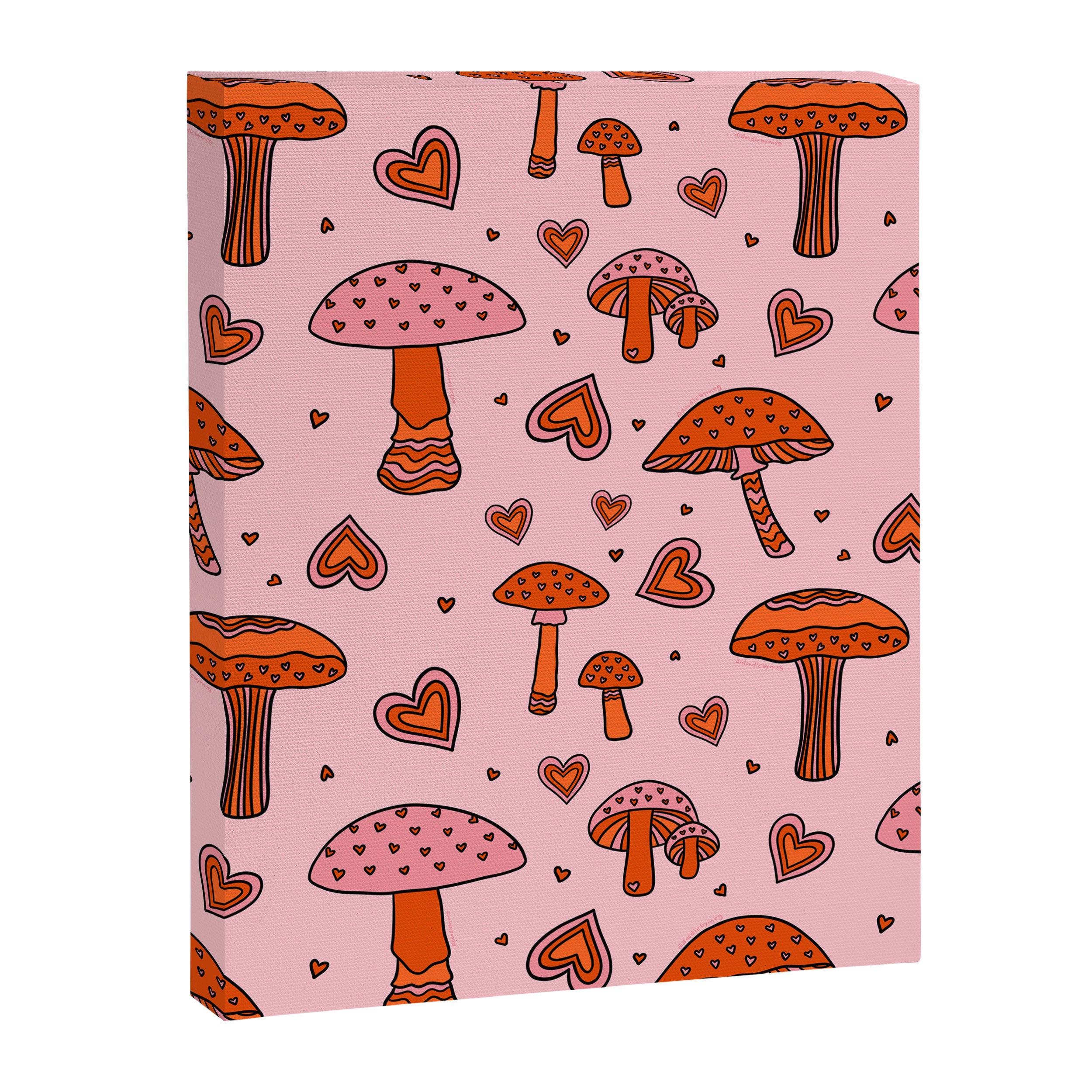 Valentine Mushrooms Canvas Print Gallery Image 8