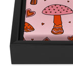 Valentine Mushrooms Framed Canvas Print Gallery Image 3