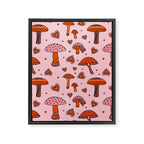 Valentine Mushrooms Framed Canvas Print Gallery Image 8