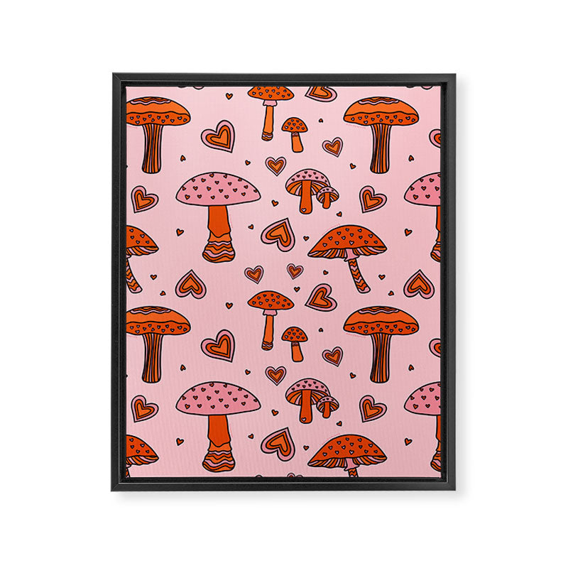 Valentine Mushrooms Framed Canvas Print Gallery Image 8