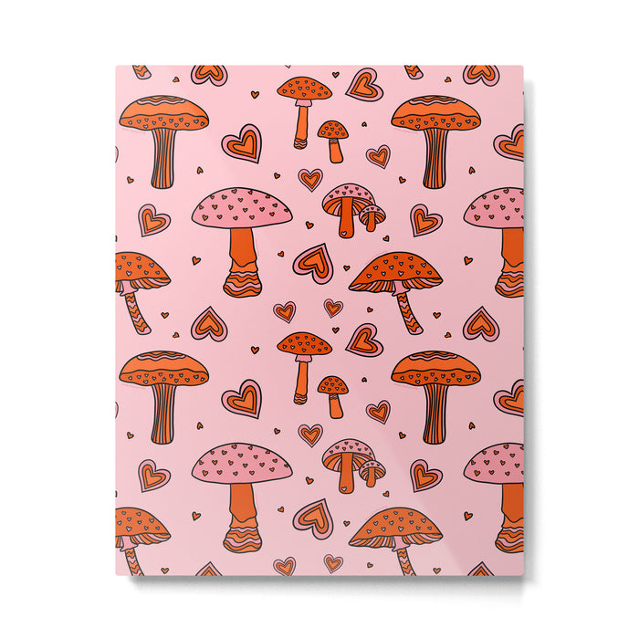 Valentine Mushrooms Metal Print Gallery Image 1