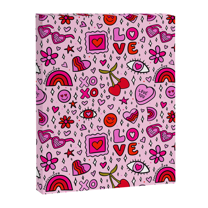 Valentine Print Canvas Print Gallery Image 1