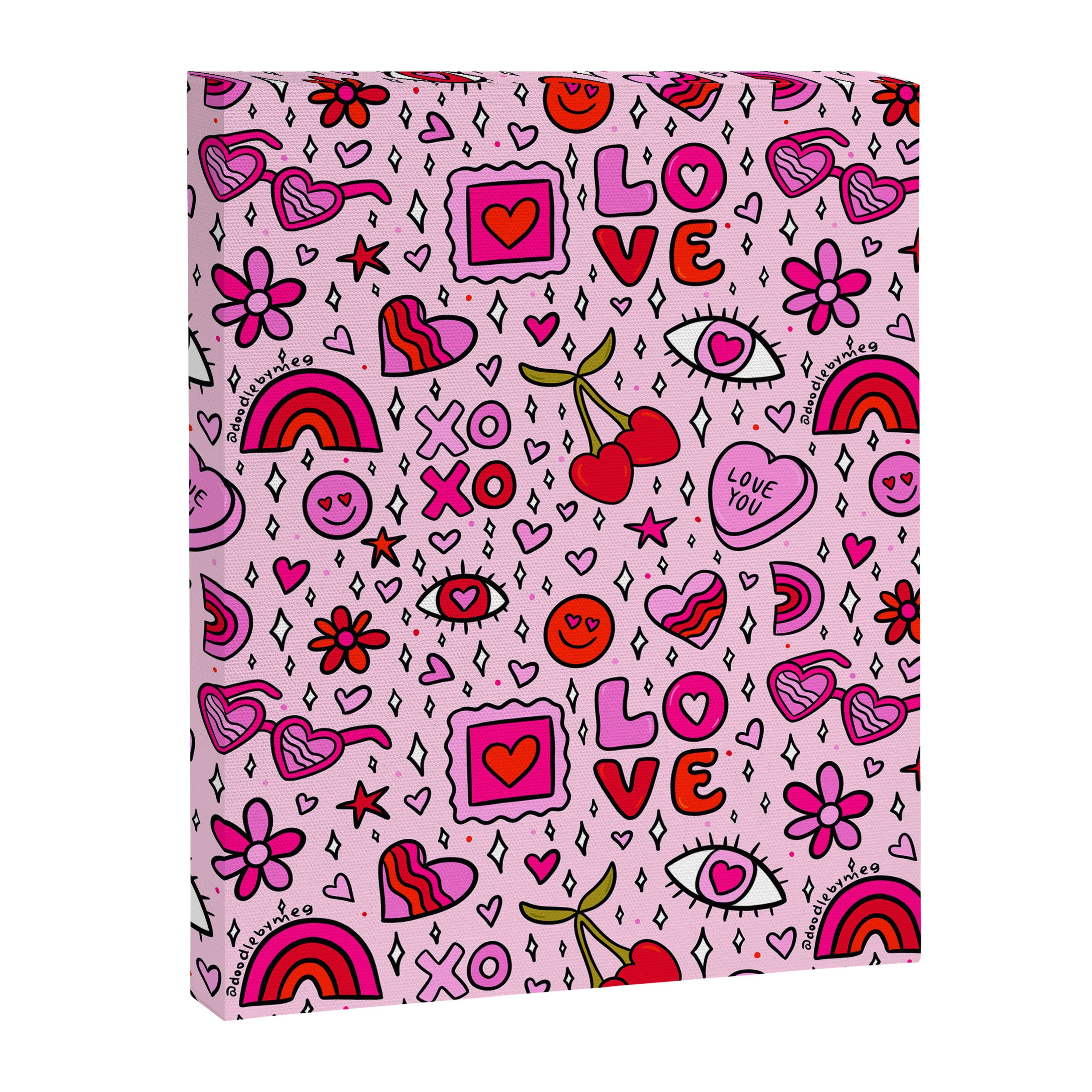 Valentine Print Canvas Print Gallery Image 8