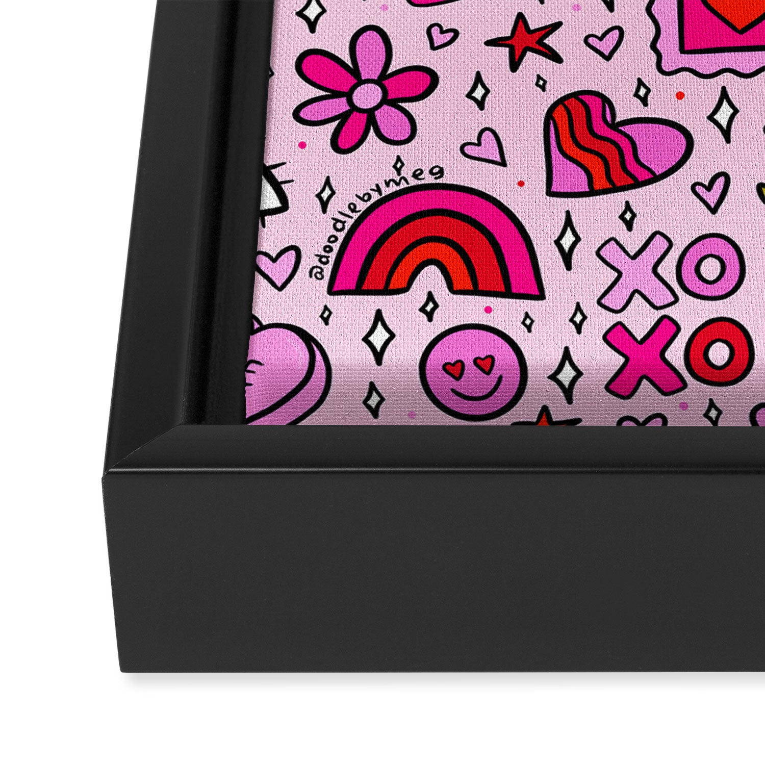 Valentine Print Framed Canvas Print Gallery Image 3