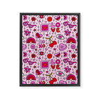 Valentine Print Framed Canvas Print Gallery Image 8