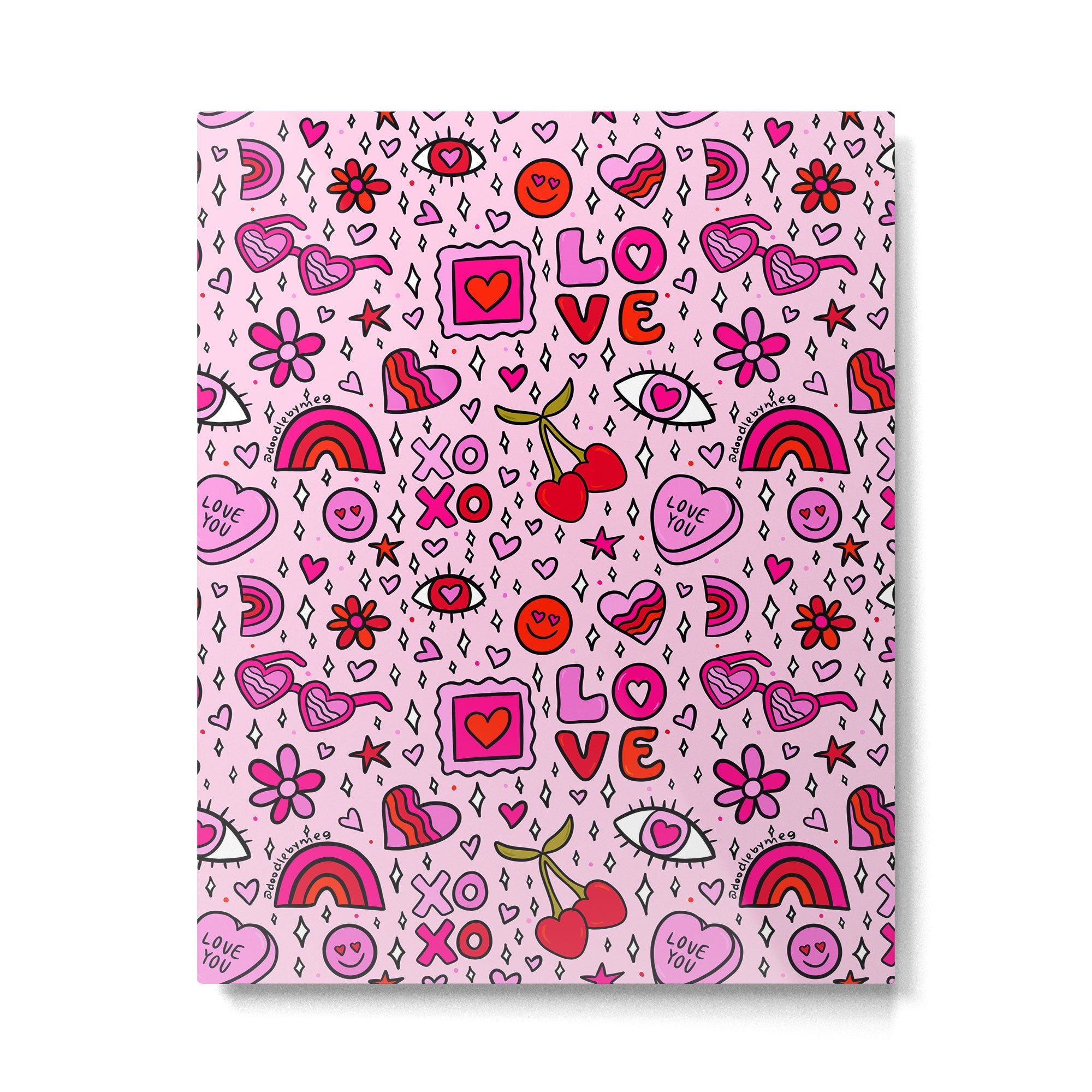 Valentine Print Metal Print Gallery Image 6
