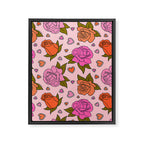 Valentine Roses Framed Canvas Print Gallery Image 8