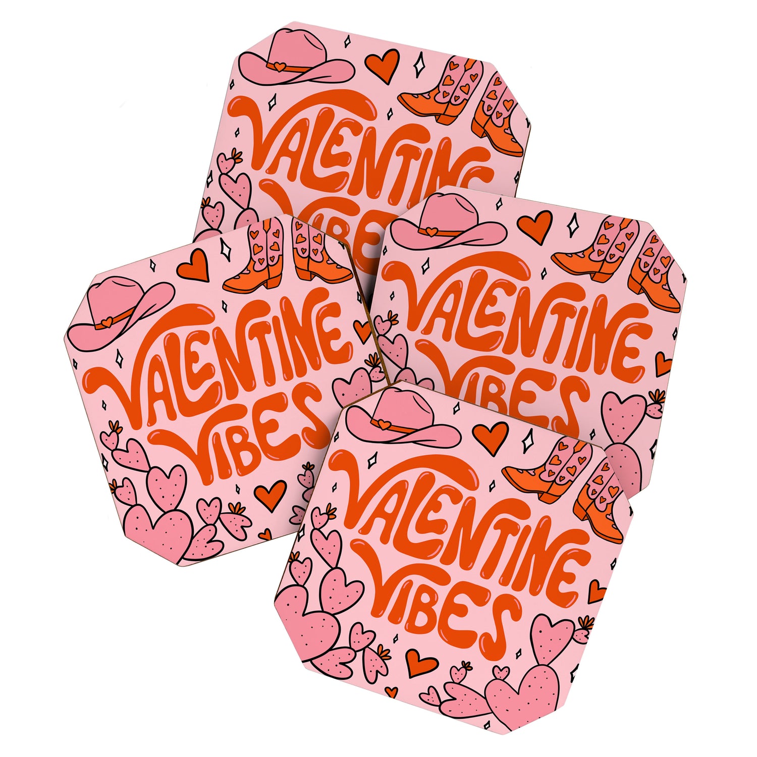 Valentine Vibes Coaster Gallery Image 1