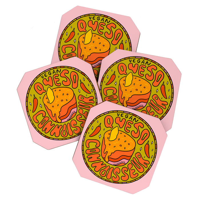 Vegan Queso Connoisseur Coaster Gallery Image 1