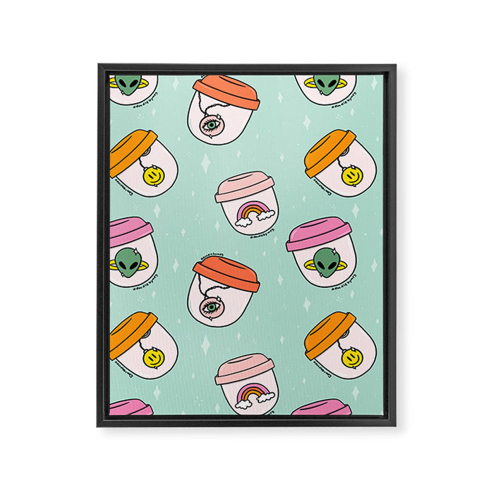 Vending Machine Print Framed Canvas Print Gallery Image 1
