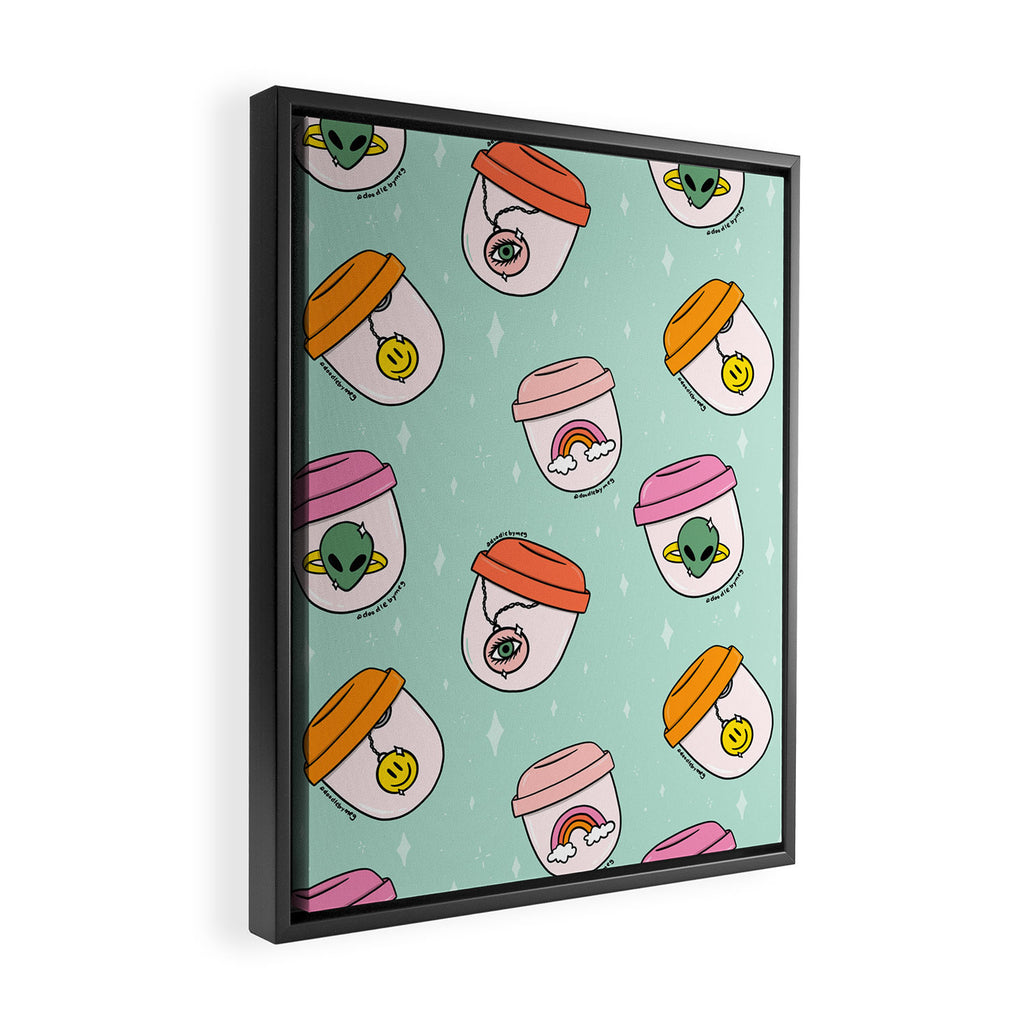 Vending Machine Print Framed Canvas Print Gallery Image 2