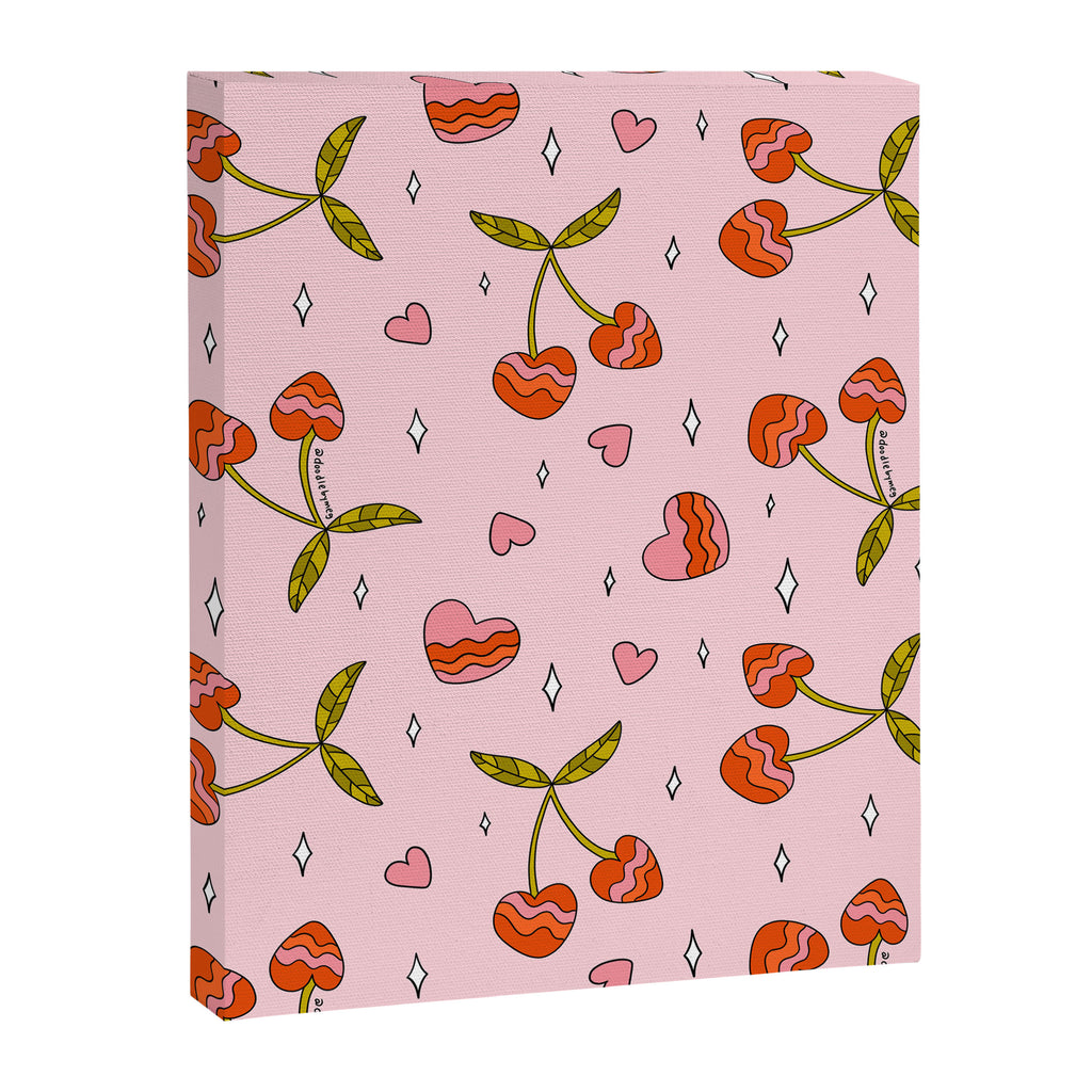 Vintage Cherry Print Canvas Print Gallery Image 8