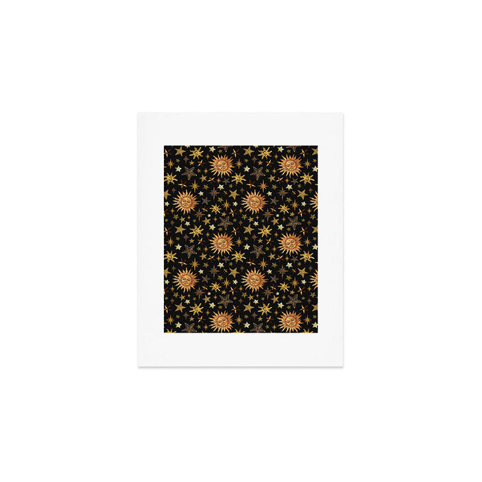 Vintage Collage Print in Black Art Print Gallery Image 1