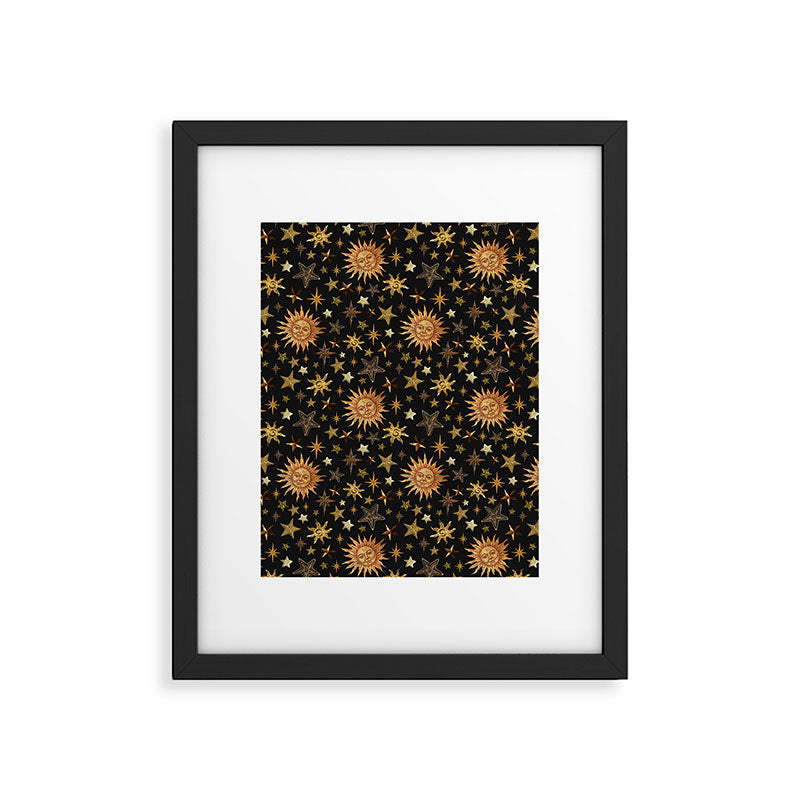 Vintage Collage Print in Black Framed Art Print Gallery Image 6