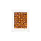 Vintage Granny Square Print Art Print Gallery Image 1
