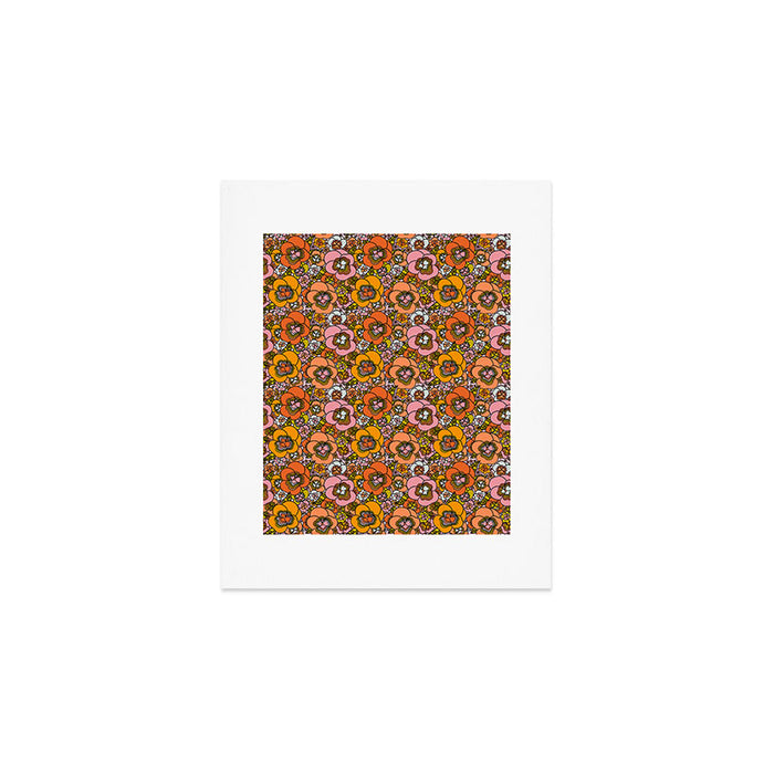 Vintage Pansy Print Art Print Gallery Image 1