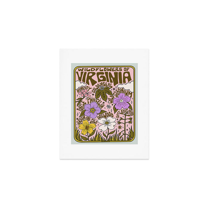 Virginia Wildflowers Art Print Gallery Image 1