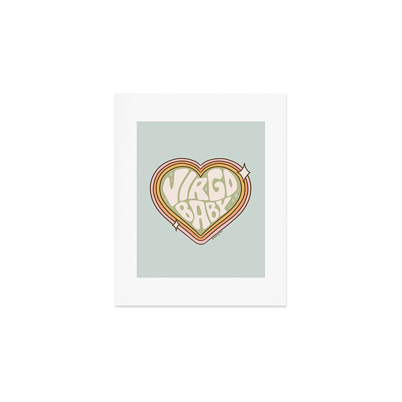 Virgo Baby Art Print Gallery Image 1