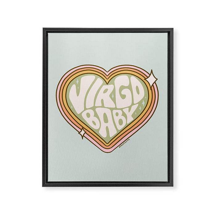 Virgo Baby Framed Canvas Print Gallery Image 1