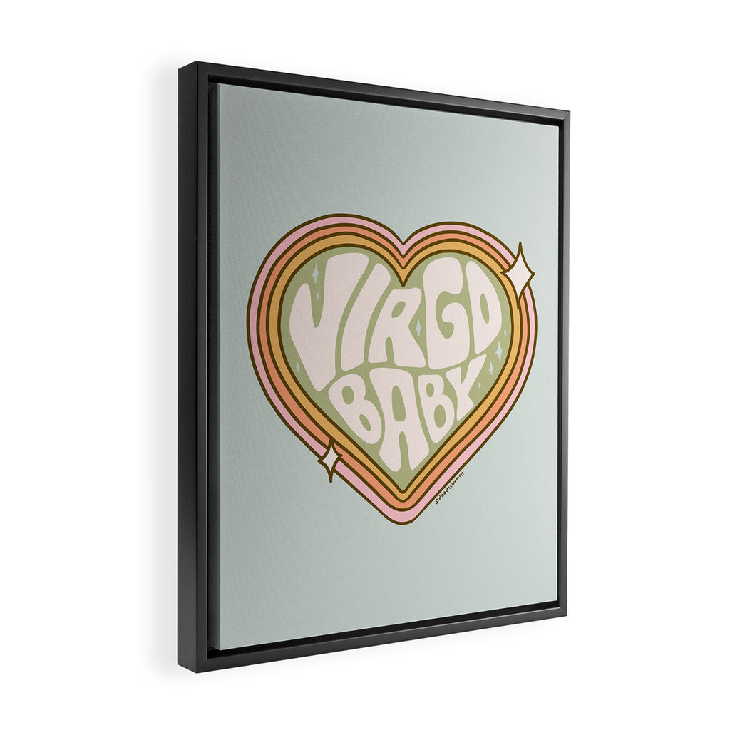 Virgo Baby Framed Canvas Print Gallery Image 2