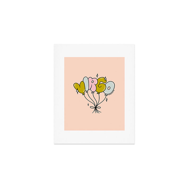Virgo Balloons Art Print Gallery Image 1
