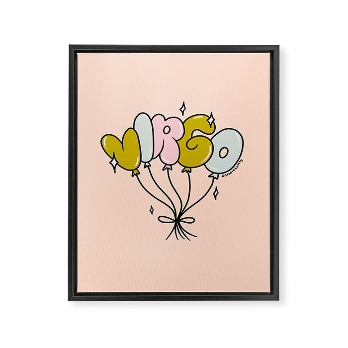 Virgo Balloons Framed Canvas Print Gallery Image 1