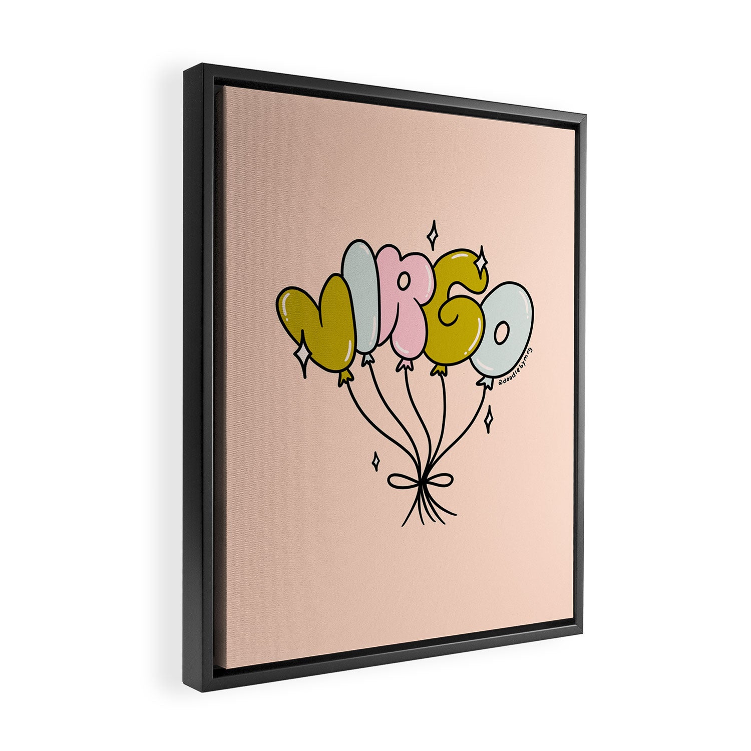 Virgo Balloons Framed Canvas Print Gallery Image 2