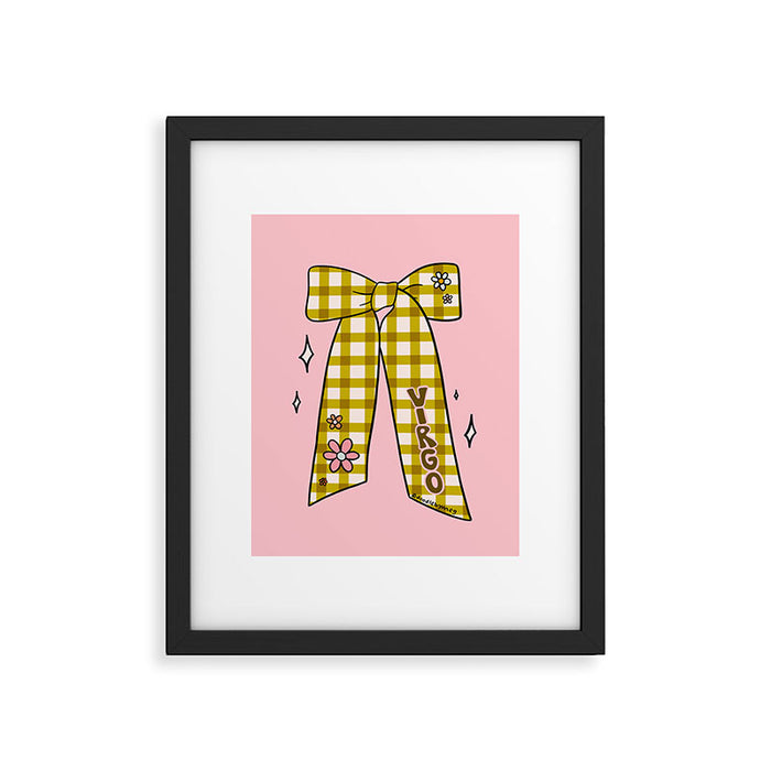 Virgo Bow Framed Art Print Gallery Image 1