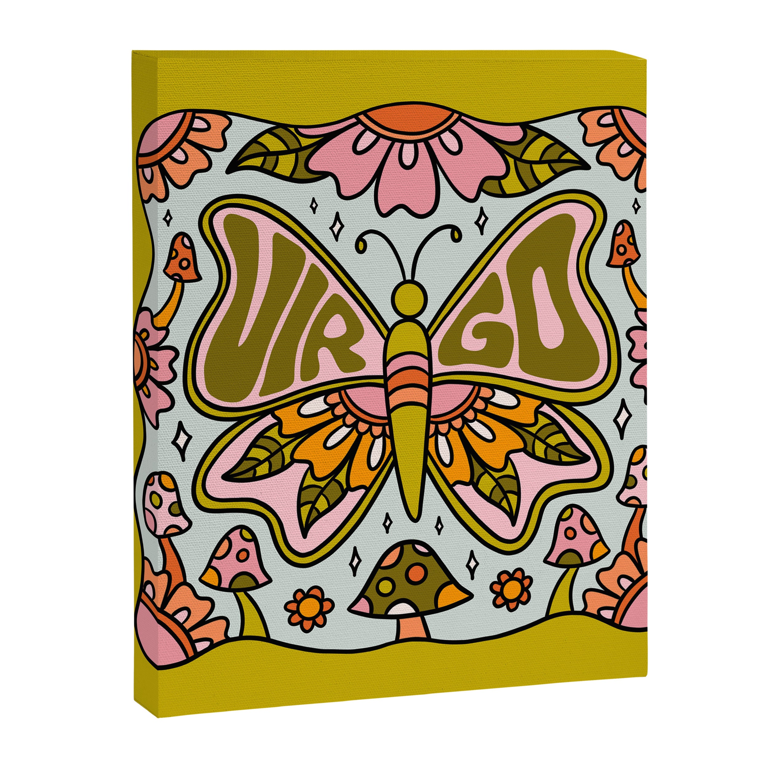 Virgo Butterfly Canvas Print Gallery Image 8