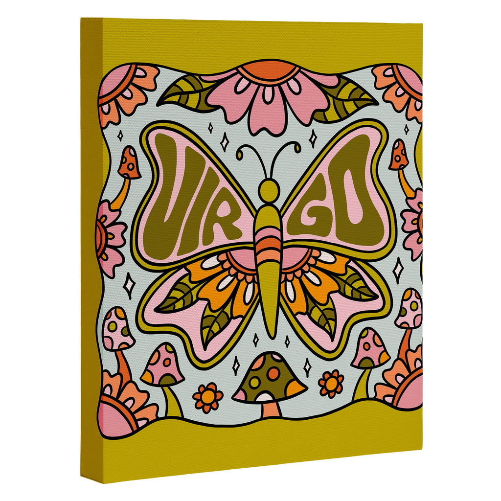 Virgo Butterfly Canvas Print Gallery Image 3