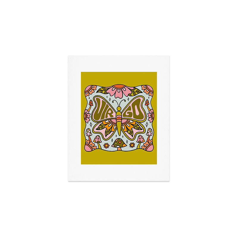 Virgo Butterfly Art Print Gallery Image 1