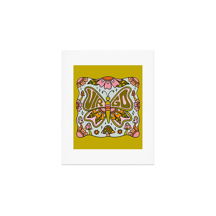 Virgo Butterfly Art Print Gallery Image 1