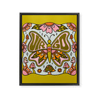 Virgo Butterfly Framed Canvas Print Gallery Image 8