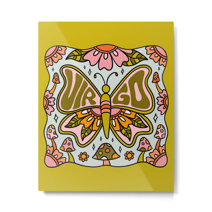 Virgo Butterfly Metal Print Gallery Image 1
