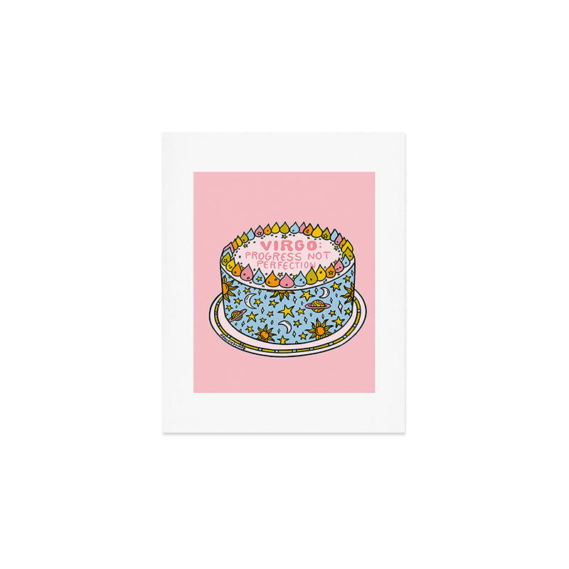 Virgo Cake Art Print Gallery Image 1