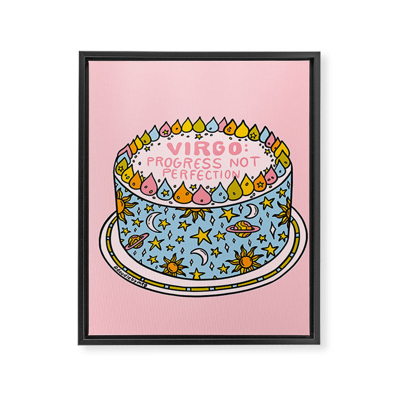 Virgo Cake Framed Canvas Print Gallery Image 8