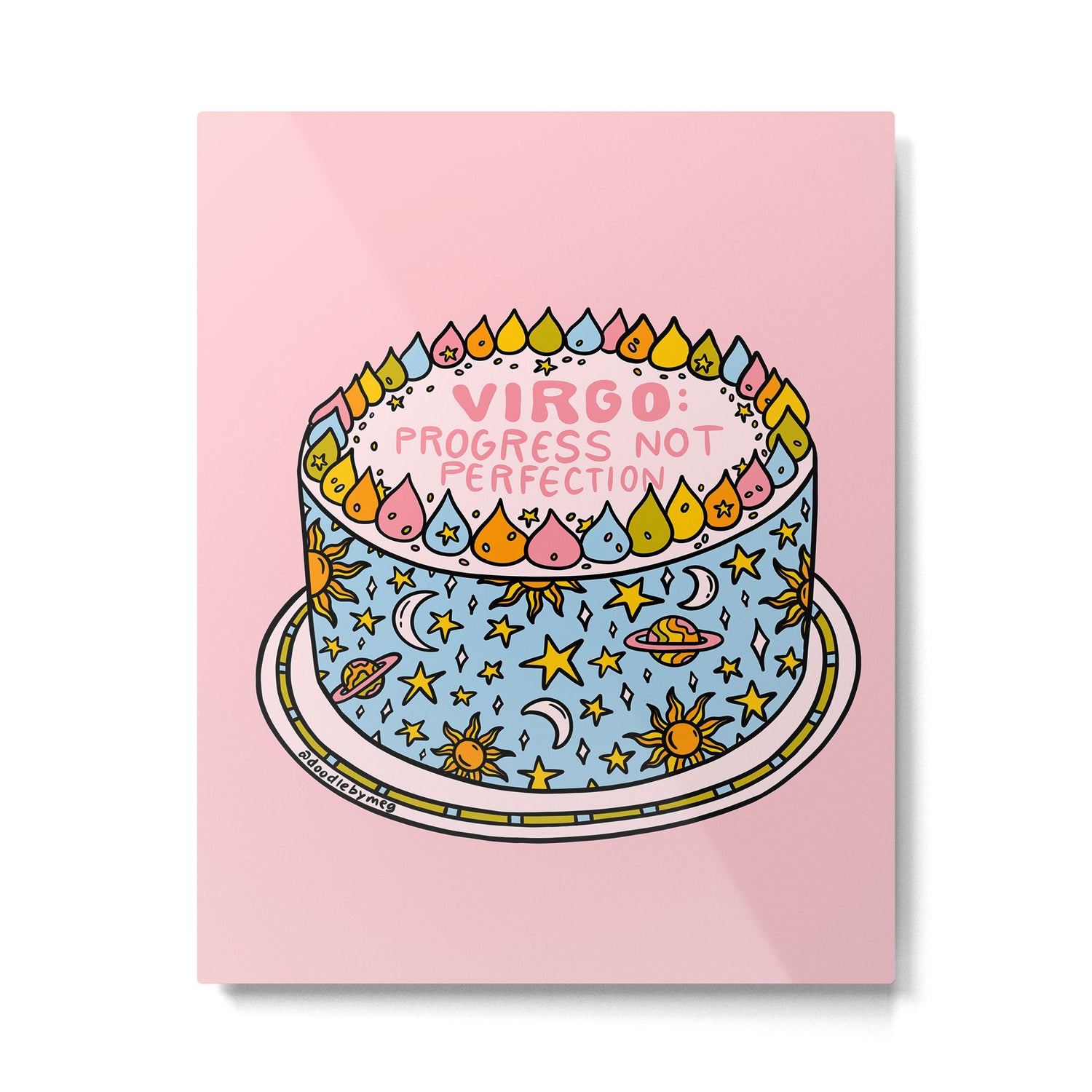 Virgo Cake Metal Print Gallery Image 6
