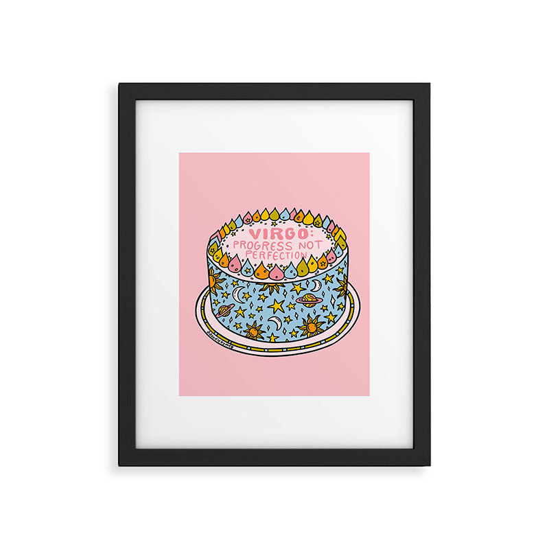 Virgo Cake Framed Art Print Gallery Image 6