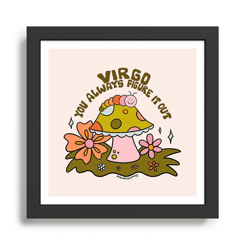 Virgo Caterpillar Framed Art Print Gallery Image 1