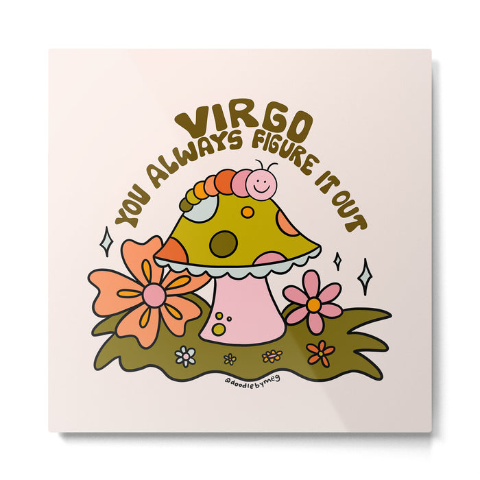 Virgo Caterpillar Metal Print Gallery Image 1