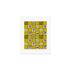 Virgo Checkered Print Art Print Gallery Image 1