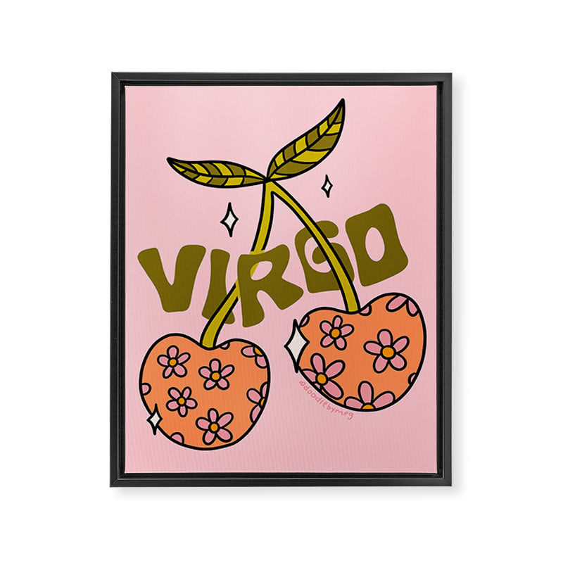 Virgo Cherries Framed Canvas Print Gallery Image 8