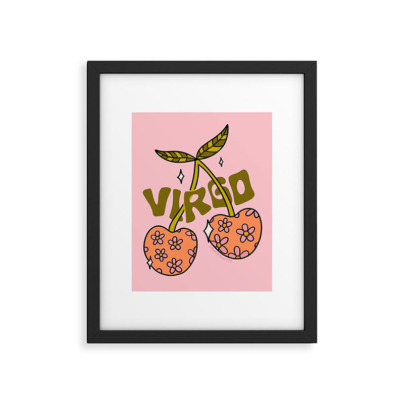 Virgo Cherries Framed Art Print Gallery Image 6