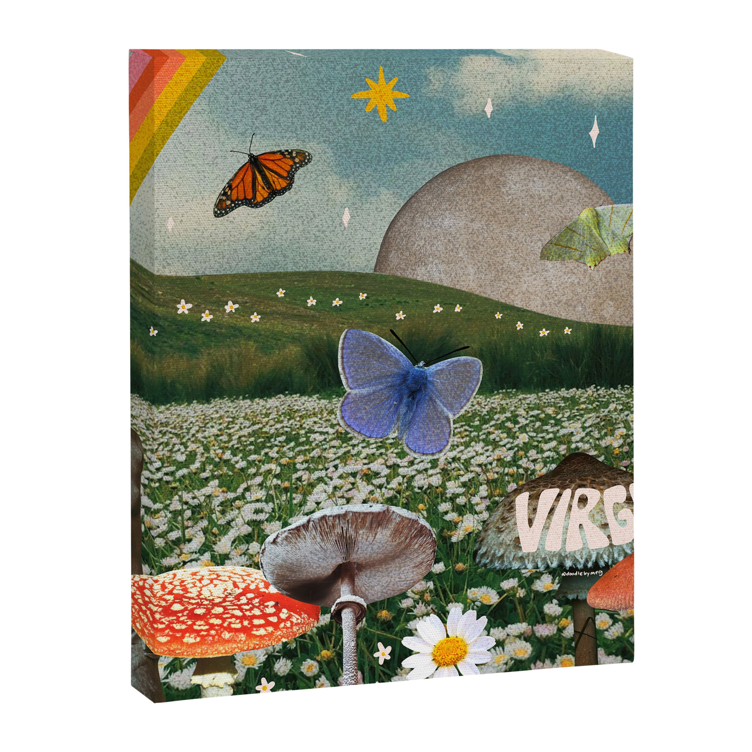 Virgo Collage Canvas Print Gallery Image 8