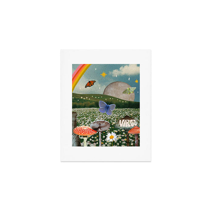 Virgo Collage Art Print Gallery Image 1