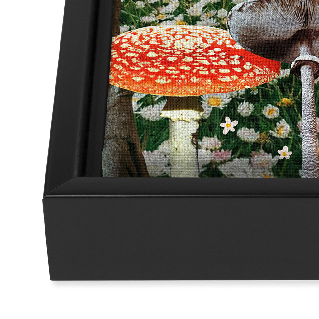 Virgo Collage Framed Canvas Print Gallery Image 3