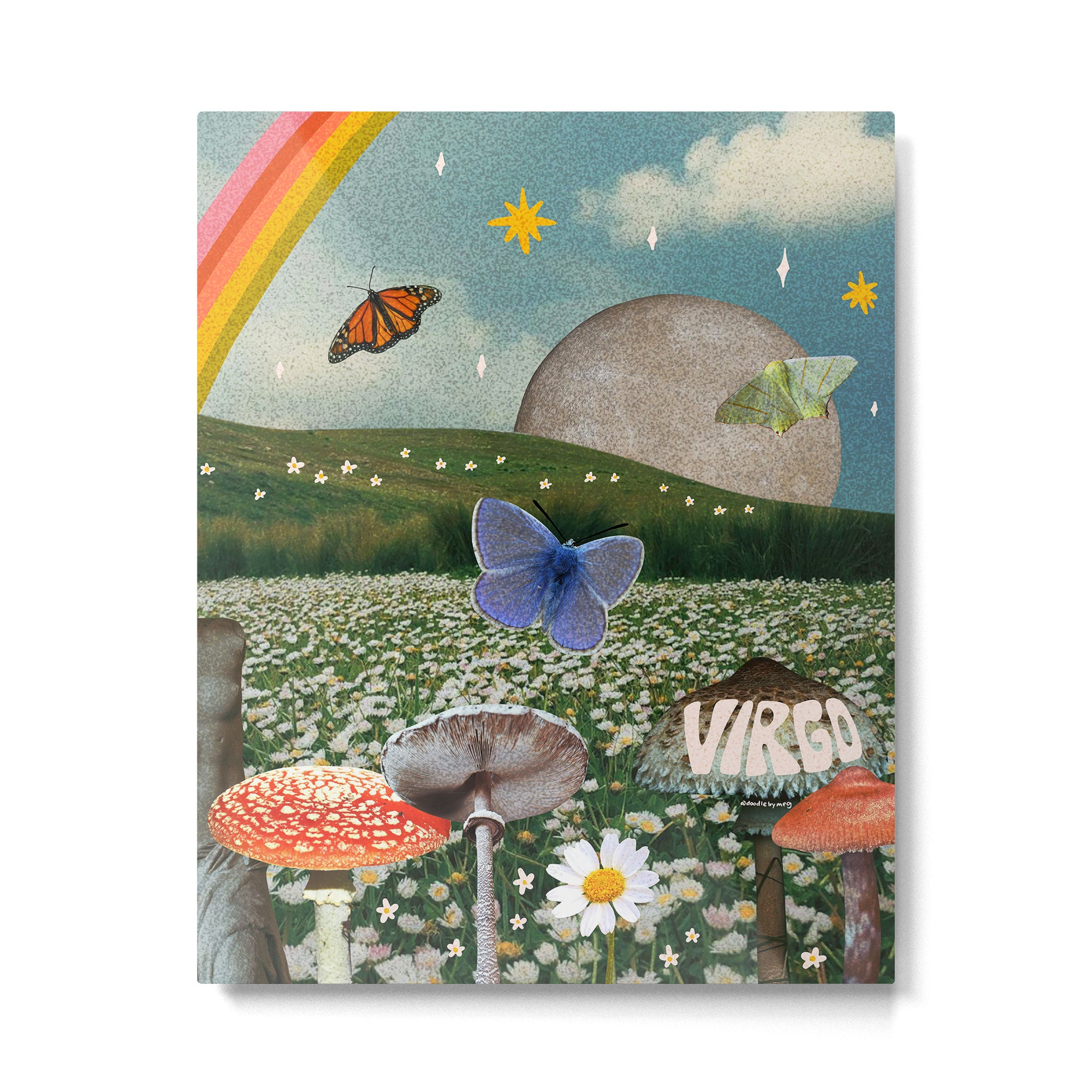 Virgo Collage Metal Print Gallery Image 6