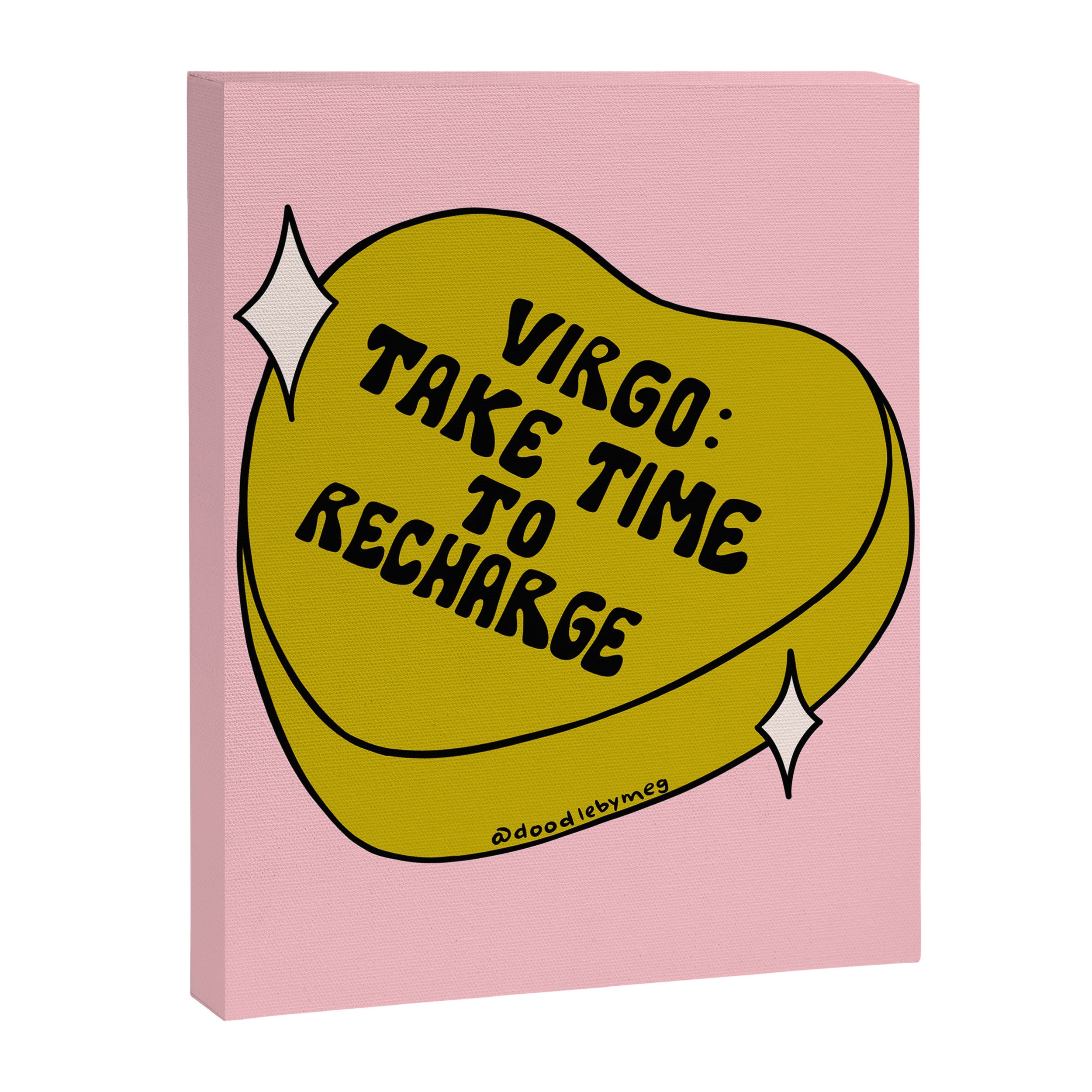 Virgo Conversation Heart Canvas Print Gallery Image 8