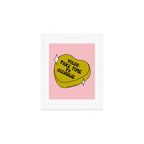 Virgo Conversation Heart Art Print Gallery Image 1