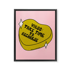 Virgo Conversation Heart Framed Canvas Print Gallery Image 8